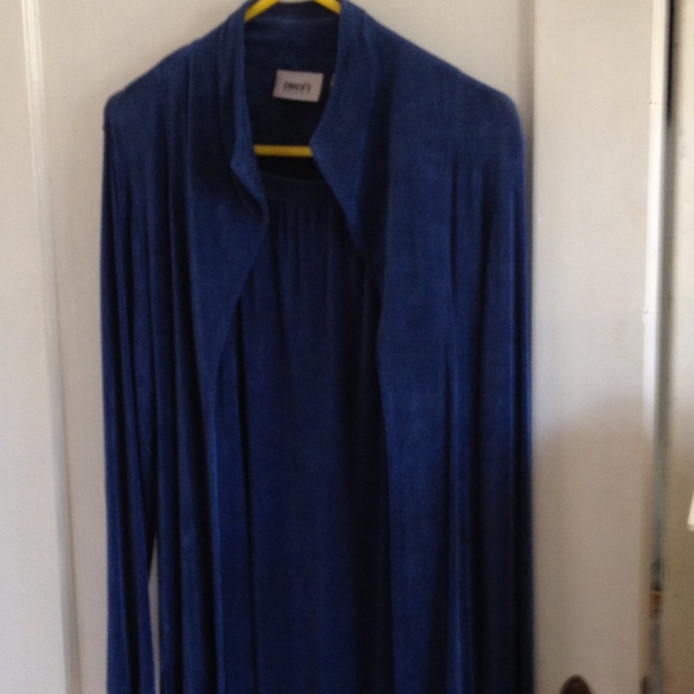 Chico's Travelers 2pc Suit - Tunic styled jacket